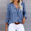 Chemise à rayures femme - blouse décontractée à coupe ample pour un chic quotidien