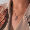 Collier en or à maillons entrelacés - bijou élégant pour femmes