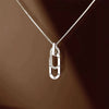 Collier en or à maillons entrelacés - bijou élégant pour femmes