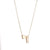 Collier en or avec pendentif cœur et 's' - élégant pendentif pour dames