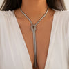 Collier long élégant - bijoux déclaration pour femmes