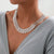 Collier multi-brins en argent - élégant choker à couches pour femme