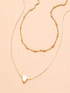 Collier pendentif en or en forme de cœur - bijoux élégants pour femmes