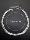 Collier ras de cou en strass apaisant - bijoux raffinés en argent pour dames