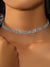 Collier ras de cou en strass apaisant - bijoux raffinés en argent pour dames