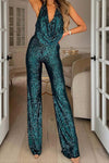 Combinaison à sequins - tenue élégante pour les soirées