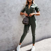 Combinaison - combinaison cargo tendance pour femmes avec fermeture éclair