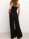 Combinaison sans manches - joli jumpsuit noir pour femmes