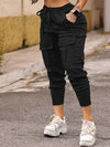Pantalons cargo légers pour femmes - trousers décontractés polyvalents avec poches