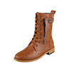 Bottines vintage à lacets pour femmes - chaussures en similicuir (PU) chic pour la marche