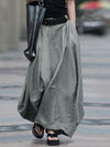 Jupe maxi femme - longue jupe fluide pour un style décontracté
