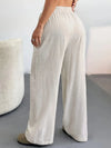 Pantalons de détente apricot doux pour femmes - tenue décontractée pour se relaxer au quotidien