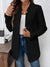Blazer ouvert texturé pour femmes - veste légère stylée pour le bureau et les occasions décontractées