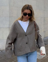 Cardigan oversized pour femmes - tricot léger et décontracté pour un layering au quotidien