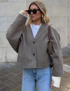 Cardigan oversized pour femmes - tricot léger et décontracté pour un layering au quotidien