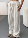 Pantalons de détente apricot doux pour femmes - tenue décontractée pour se relaxer au quotidien