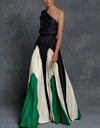 Delaide - robe maxi asymétrique pour femmes