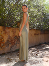 Robes de soirée pour femmes - robe cocktail verte une épaule deluxe pour événements nocturnes - style élégant, silhouette flatteuse