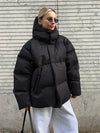 Doudoune oversize - manteau matelassé pour femmes
