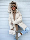 Doudoune oversize - manteau matelassé pour femmes
