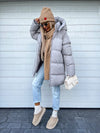 Doudoune oversize - manteau matelassé pour femmes