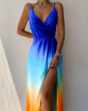 Robe maxi élégante sans manches pour femmes - tissu doux pour les événements d'été