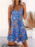 Robe d'été légère pour femmes - design sans manches aux couleurs vives, pour les garden parties et les escapades à la plage
