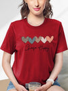 T-shirt décontracté femme avec nœud - top en coton doux pour vos sorties quotidiennes