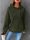 Pull à capuche - top casual matelassé pour dames