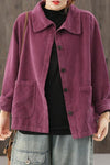 Veste femme décontractée - coupe oversize avec poches fonctionnelles pour le quotidien - tissu doux pour les superpositions