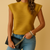 Blouse texturée élégante pour femme - haut léger à manches courtes pour le travail et les occasions décontractées