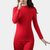 Ensemble 2 pièces - haut à manches longues et leggings pour femmes