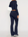 Ensemble à flare en 2 pièces - loungewear chic pour femmes