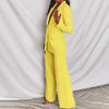 Ensemble blazer et pantalon 2 pièces - tenue élégante pour femmes
