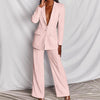 Ensemble blazer et pantalon 2 pièces - tenue élégante pour femmes