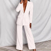 Ensemble blazer et pantalon 2 pièces - tenue élégante pour femmes