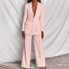 Ensemble blazer et pantalon 2 pièces - tenue élégante pour femmes