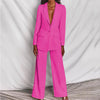 Ensemble blazer et pantalon 2 pièces - tenue élégante pour femmes