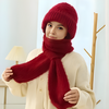 Ensemble bonnet et écharpe tricotés - accessoires d'hiver pour femmes