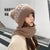Ensemble bonnet et écharpe tricotés - accessoires d'hiver pour femmes