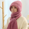 Ensemble bonnet et écharpe tricotés - accessoires d'hiver pour femmes