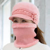 Ensemble chapeau et écharpe d'hiver pour femmes - accessoire en fausse fourrure luxueuse