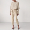 Ensemble chic décontracté 2 pièces - haut et pantalon tendance pour femmes
