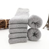 Ensemble de 5 paires de chaussettes en laine - chaussettes thermiques pour femmes