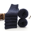 Ensemble de 5 paires de chaussettes en laine - chaussettes thermiques pour femmes