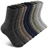 Ensemble de 5 paires de chaussettes en laine - chaussettes thermiques pour femmes