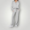 Ensemble de détente 2 pièces - haut zippé doux et pantalons larges