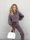 Ensemble de détente 2 pièces - jogging chic et haut tendance