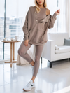 Ensemble de détente 3 pièces - tenue athlétique élégante pour femmes