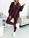 Ensemble de détente 3 pièces - tenue athlétique élégante pour femmes